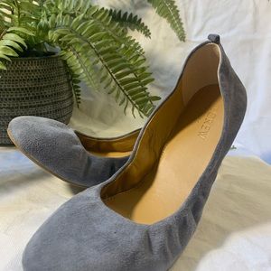 J Crew Suede Ballet Flat NEW WITH BOX